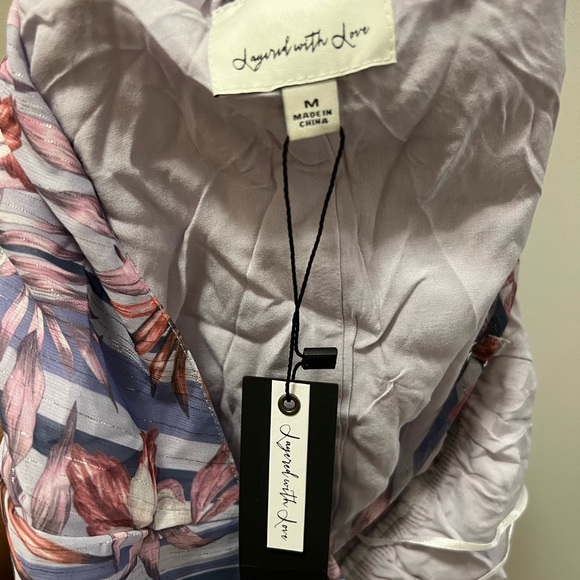 Maxi purple glitter dress. - Picture 3 of 4